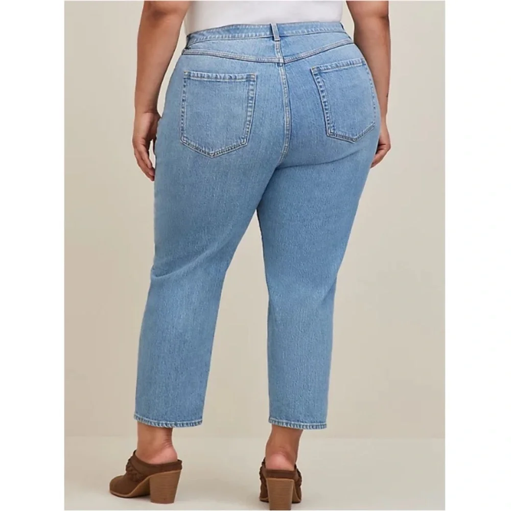 Torrid Mom Jeans straight premium classic High Rise Size 20 - Picture 3 of 6